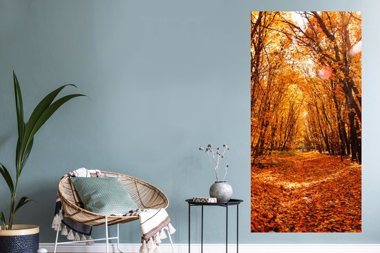 Stickers Stickers muraux - Automne - Forêt - Feuilles - Saisons - 60x120 cm - Film adhésif