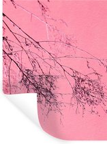 Muurstickers - Sticker Folie - Bloemen - Takken - Zomer - 30x40 cm - Plakfolie - Muurstickers Kinderkamer - Zelfklevend Behang - Zelfklevend behangpapier - Stickerfolie