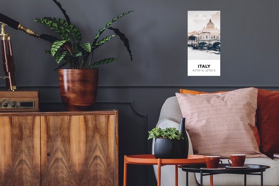 Stickers Stickers muraux - Italie - Pont - Rivière - 20x40 cm - Feuille adhésive