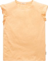 TOM TAILOR ruffled sleeve t-shirt Meisjes T-shirt - Maat 128