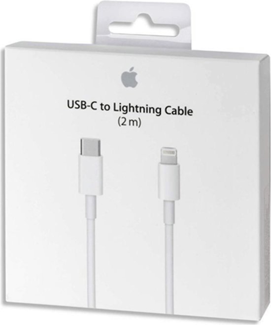 Foto: Apple usb c naar lightning kabel 2 meter