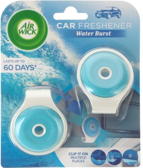 Air Wick Auto luchtverfrisser 2x9gr Water Burst bol