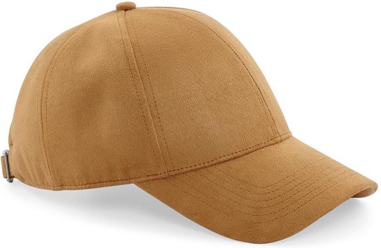 Suede Panel Cap ‘Beechfield’ Caramel One Size