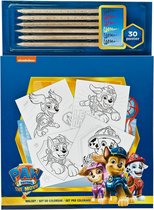 Paw Patrol Colouring Book With 6 Coloured Pencils