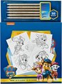 Paw Patrol Colouring Book With 6 Coloured Pencils
