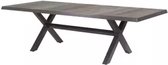 Tafel Castilla 2.0 Negro met kruispoot  243x103cm