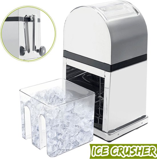 Coolike Professionele IJscrusher Ice Crusher RVS Messen Handmatig