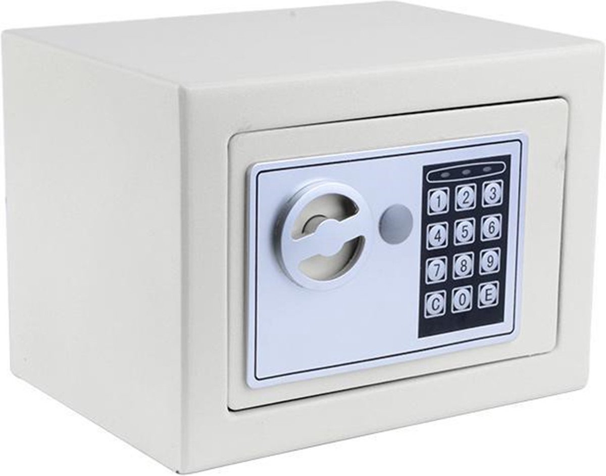 Kluis-Digitale elektronische brandwerende muurverankerende kluis Strongbox-wit