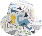 Zonnehoedje Vissershoedje kind Dinosaurus dieren jongens dreumes peuter (1-3 jaar)
