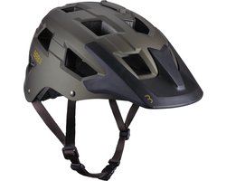 BBB Cycling MTB Helm Nanga - Met Bevestiging voor Camera of Verlichting - Wasbare Padding - Fietshelm Volwassenen: Heren & Dames - Mat Olijf Groen - M - BHE-54