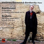 Alexandre Rabinovitch-Barakovsky - Beethoven: 33 Variations On A Waltz/Brahms: Piano Sonata No.3 (CD)