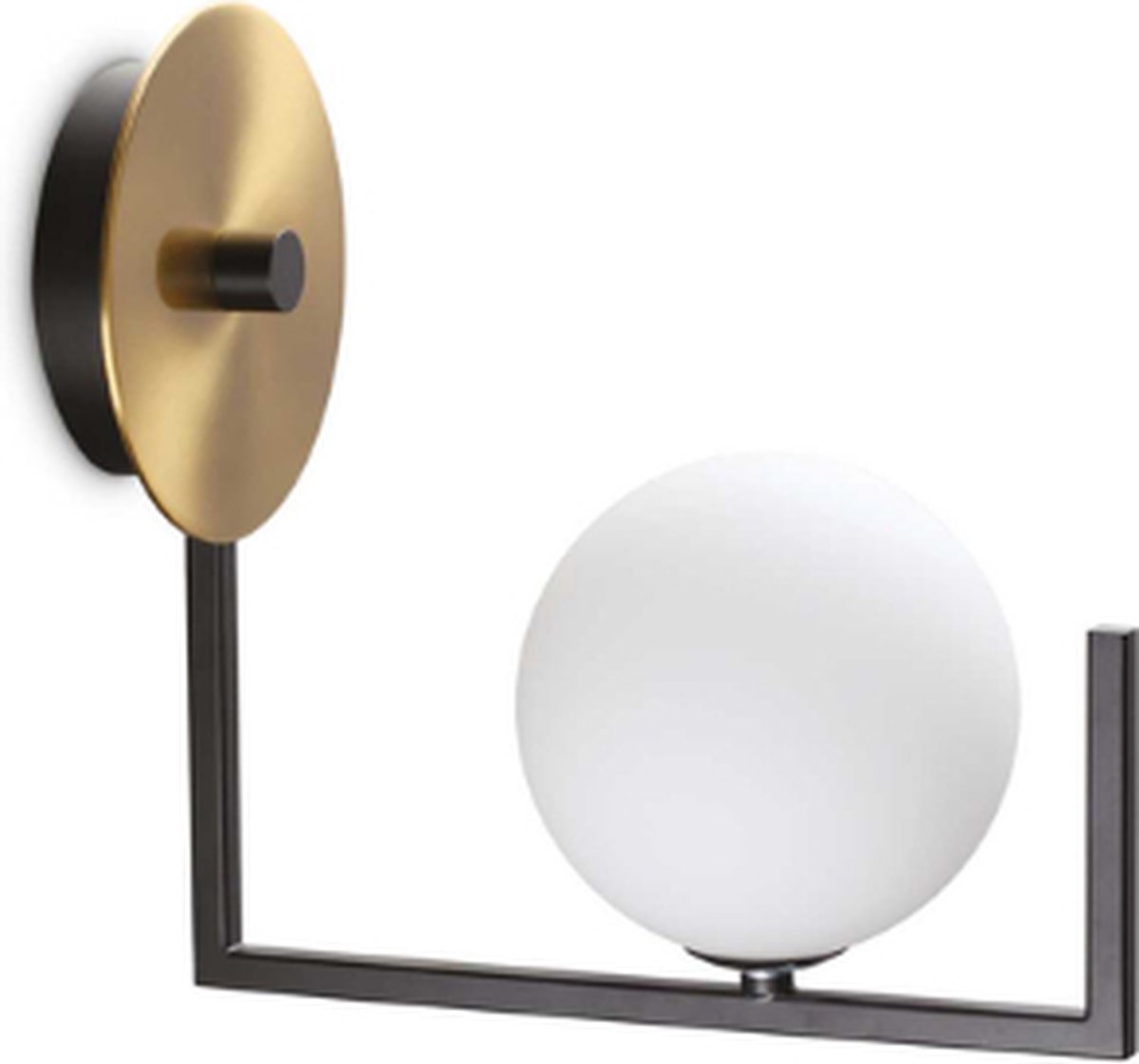 Ideal Lux - Birds - Wandlamp - Metaal - G9 - Zwart - Voor binnen - Lampen - Woonkamer - Eetkamer - Keuken