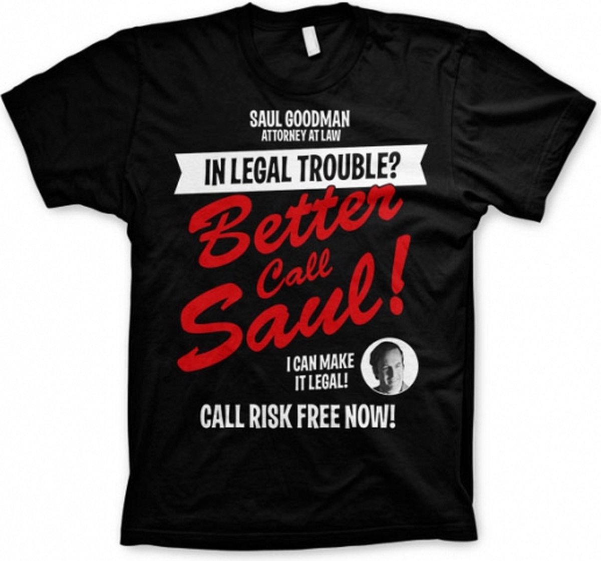 T-shirt Breaking Bad Better call Saul Xl