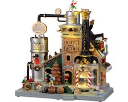 Lemax - 'The Christmas Chocolatier Truffle Factory' - Verlichte Attractie met animatie, muziek - Inclusief adapter