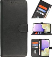 MP Case hoesje book case style voor Oppo A96 wallet case - Zwart
