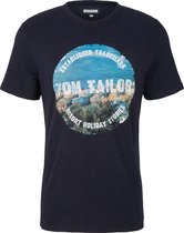 TOM TAILOR t-shirt délavé avec imprimé T-shirt Homme - Taille XXL