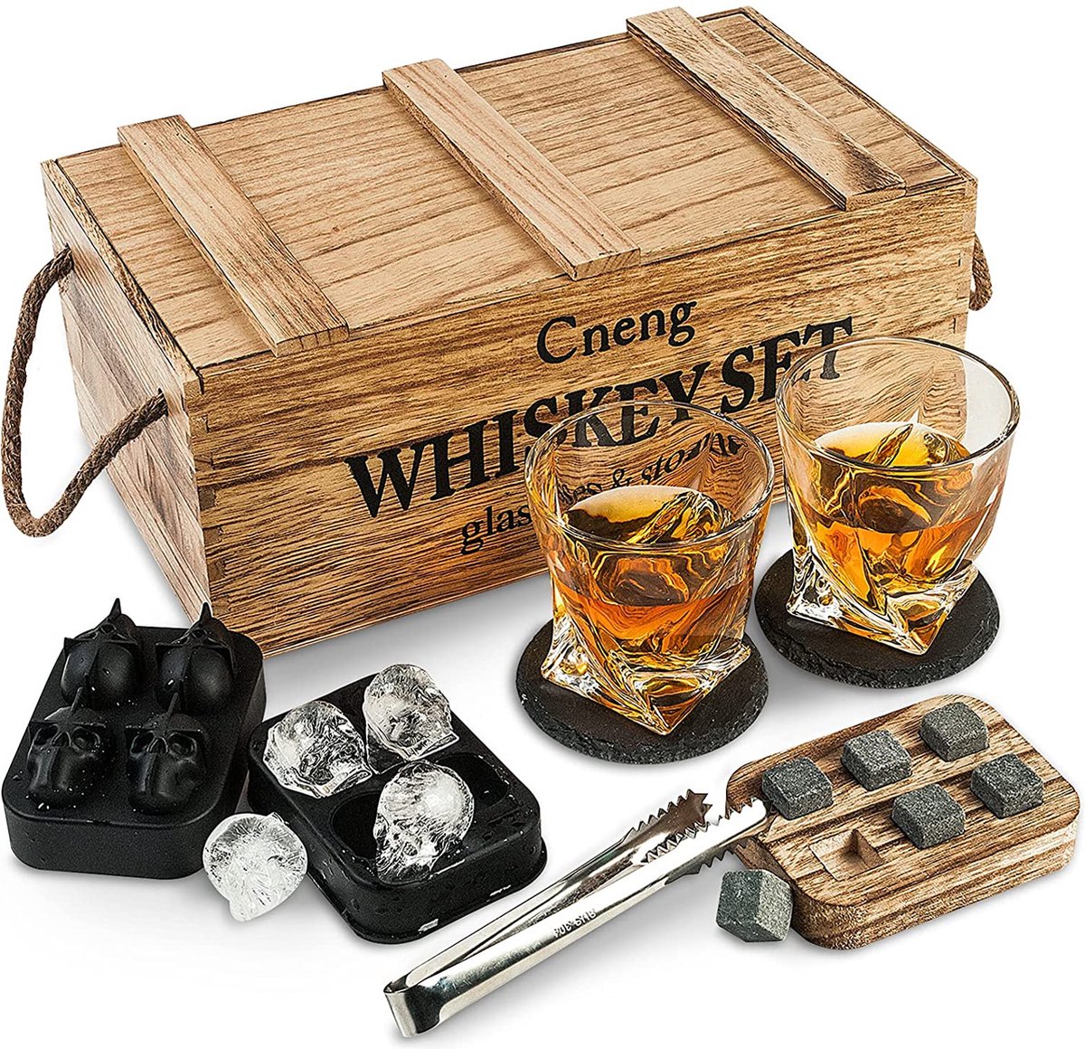 Whiskeyglazen set – duurzaam – premium kwaliteit – feest - cadeau