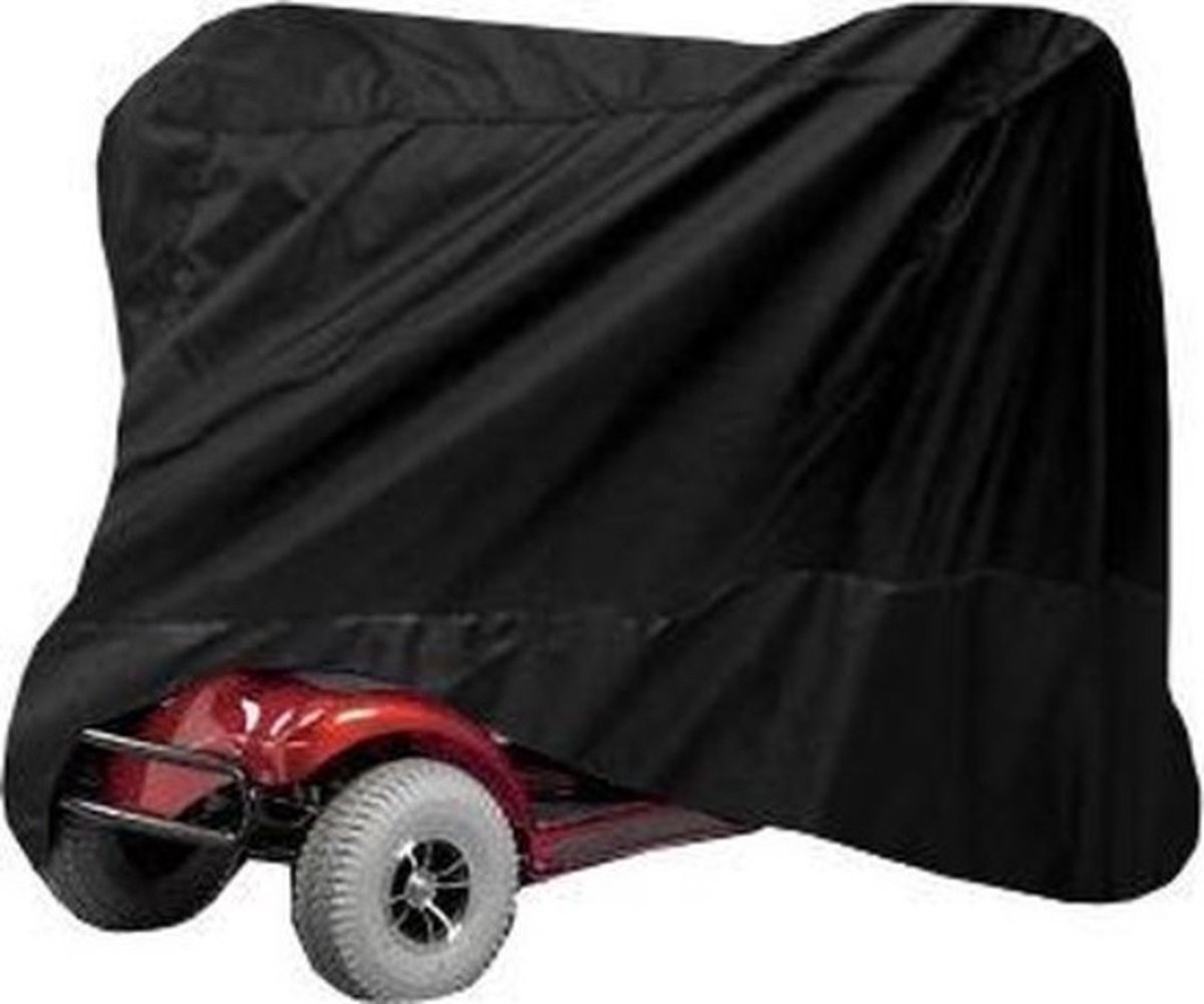 Goedkoopste Scootmobiel Hoes - Zwart - Afdekhoes - Regenhoes - Maat M