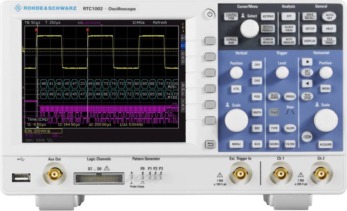 Rohde & Schwarz RTC1K-52 Digitale oscilloscoop 50 MHz 2 GSa/s 2 Mpts 8 Bit 1 stuk(s)