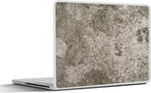 Laptop sticker - 15.6 inch - Roest - Stenen - Leisteen - Beton - 36x27,5cm - Laptopstickers - Laptop skin - Cover