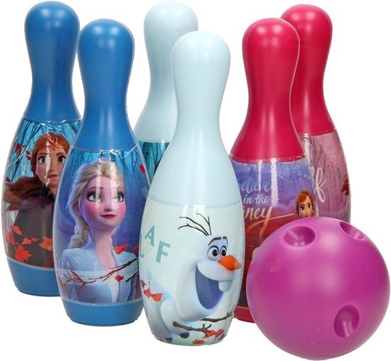 Dragende cirkel regelmatig Spanning Disney Frozen 2 Bowlingset - spel - spelletjes - bowlingspel - bowlen |  bol.com