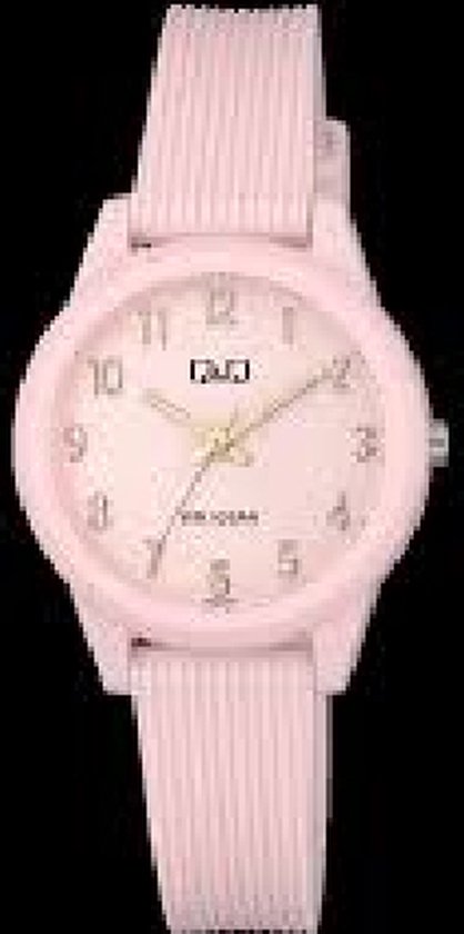 Q&Q vs13j005y-montre femme-étanche 10 bar-apte à la natation-cadran rose clair-diamètre 32 mm