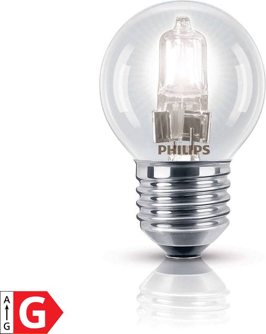 Philips Kogel Halogeenlamp E27 - 28W (35W) - Warm Wit Licht - Dimbaar |  bol.com