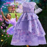 Robe Encanto Isabela | Costumes Madrigal Cosplay Pour Filles - 5/6 Ans
