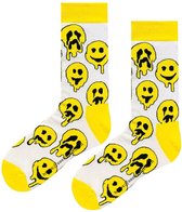 Sockston Socks - Melting Emojis Socks - Grappige Sokken - Vrolijke Sokken