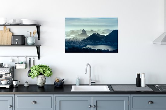 Guanabara bay Rio de Janeiro Poster 60x40 cm - Tirage photo sur Poster (décoration murale salon / chambre) / Poster Villes