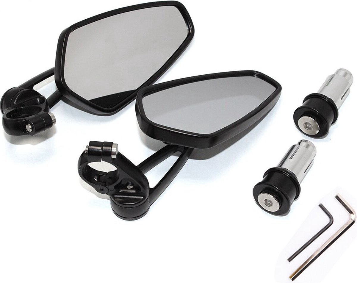 BarEnd spiegels Scooter spiegels Stuur Spiegels spiegelset set
