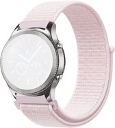 Bracelet en nylon (rose clair), adapté pour Samsung Galaxy Watch 42mm, Watch 4 (40 & 44mm), Watch 4 Classic (42 & 46mm), Active (40mm), Active 2 (40 & 44mm), Watch 3 (41mm)