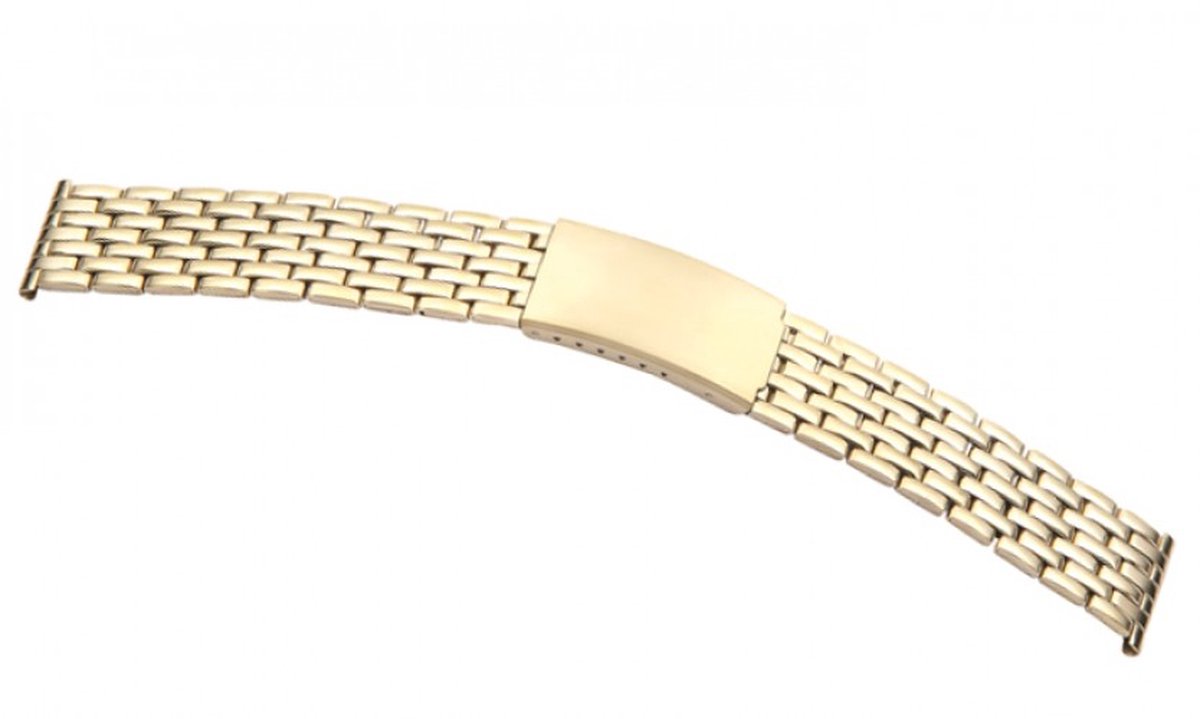 Horlogeband Metaal Cashmere Double - StaaL - 20mm