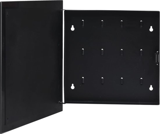 YARDIN Kledingkast DIY plastic rekken plastic garderobe met hangend oppervlak garderobekast met deur, 16 vakken (140x140x35cm zwart met patroon