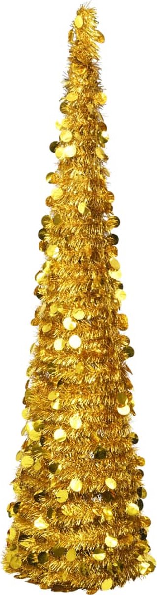 VidaLife Kunstkerstboom pop-up 180 cm PET goudkleurig