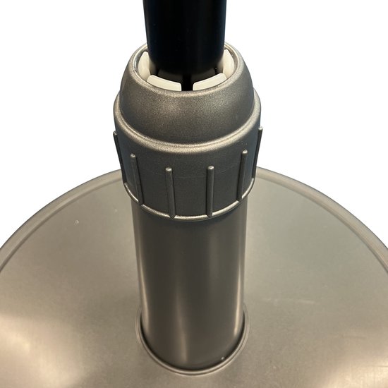 Kopu® Vulbare Parasolvoet 70 kg voor Grote Parasols - Zwart