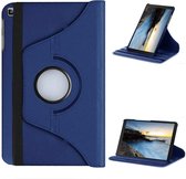 BixB 360° draaibare bookcase Samsung Galaxy Tab S6 Lite (2020 / 2022) Hoes – Donkerblauw