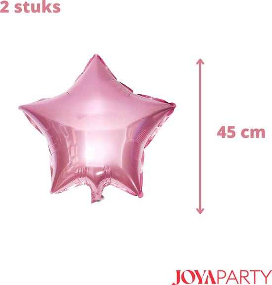 FrostyFlair Happy Birthday Guirlande, 2 stuks Roze 63 x 23,6 Vlinder