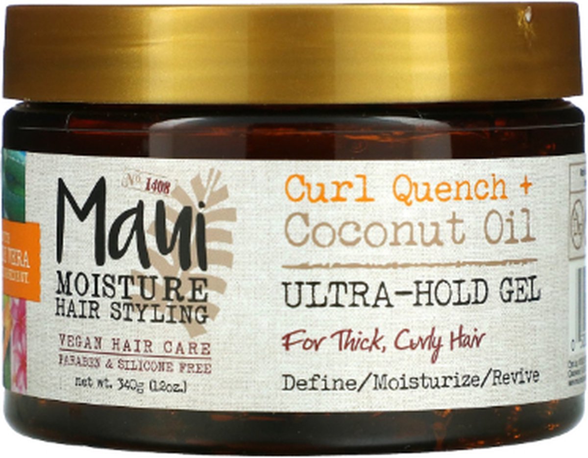 Maui Moisture Curl Quench Coconut Oil Curl Gel 12oz