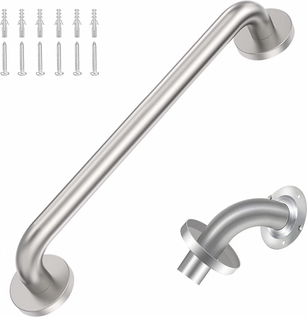 Achilles® RVS Handgreep badkamer 30 cm - Badgreep - Toiletgreep - Chroom