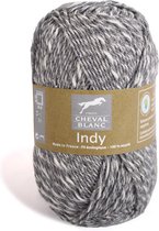 Indy granite grey 096 - Fil à crocheter 100% recyclé - 5 pelotes