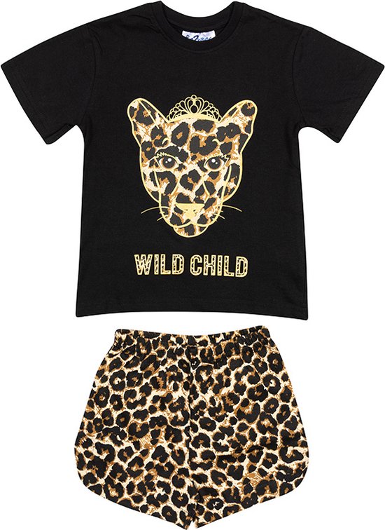 Fun2wear - kinder - meisjes - shortama - Wild Child