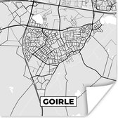 Affiche Goirle - Plan de ville - Plan - Plan d'étage - 75x75 cm