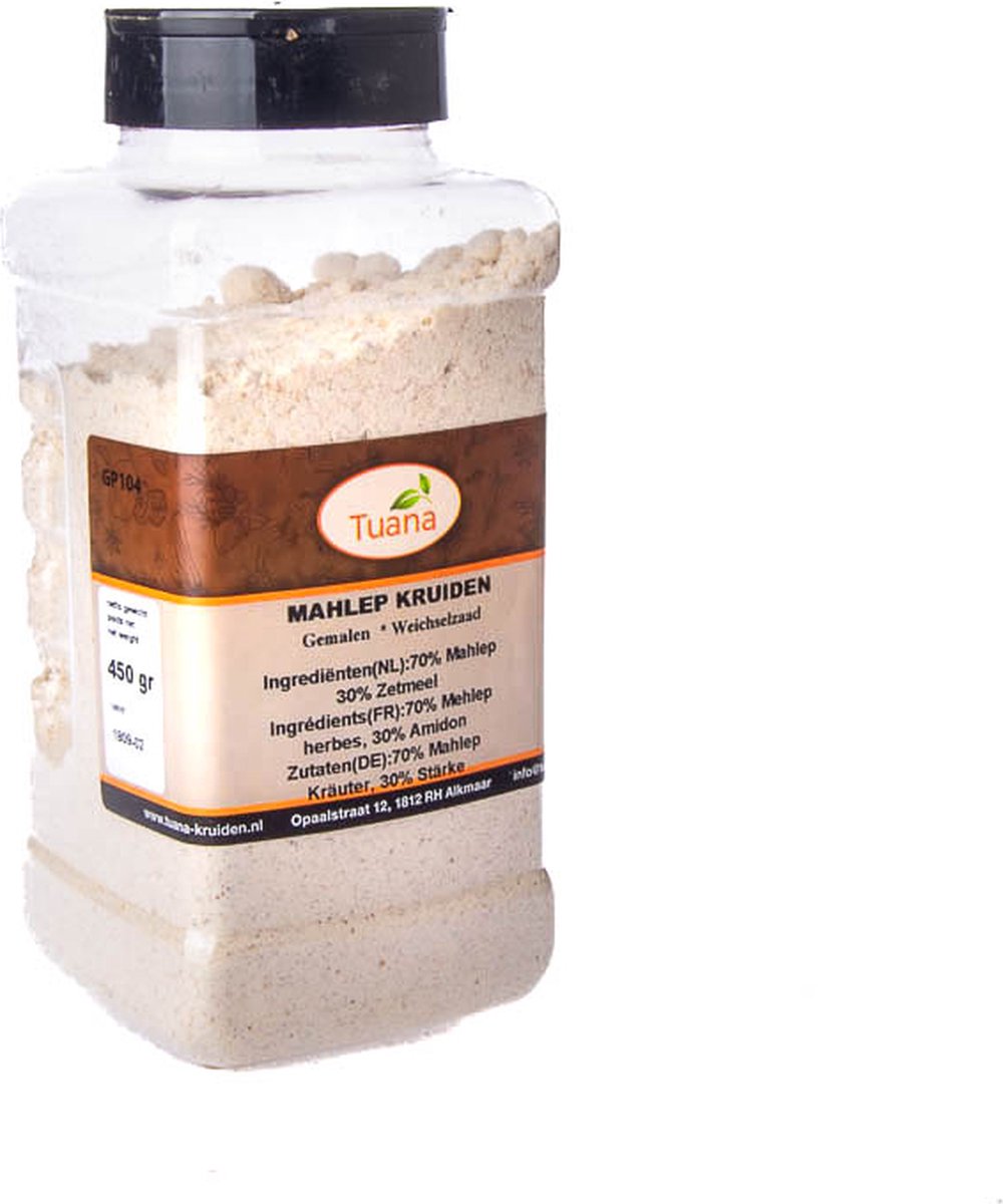 Goedkoopste Tuana Kruiden - Mahlep Kruiden - Strooibus 450 Gram - Kruiden Zonder Zout - NP053