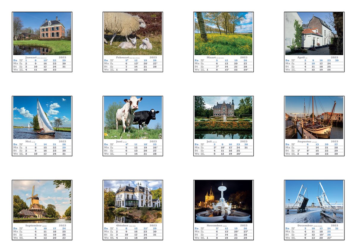 Holland Wandkalender 2023