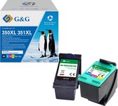 G&G  HP 350XL/ 351XL (CB336EE/ CB338EE) Inktcartridge zwart en kleur Huismerk Hoge capaciteit