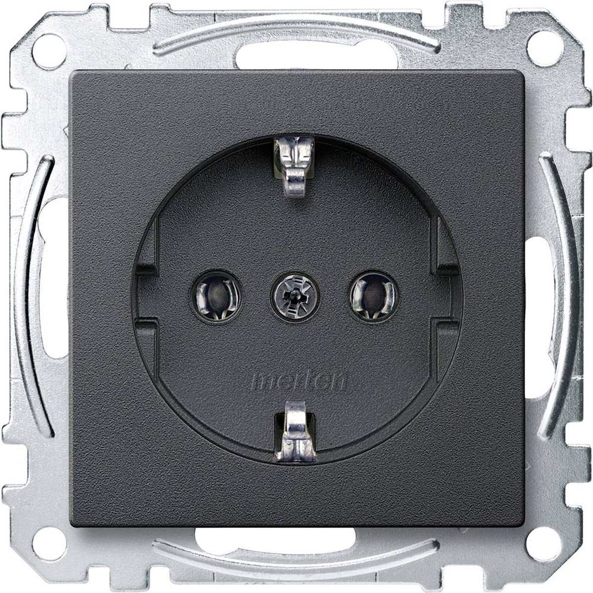 Merten MEG2301-0414 Wandcontactdoos System M Antraciet 1 stuk(s)