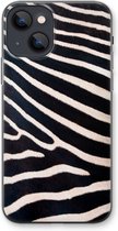 Case Company® - Hoesje geschikt voor iPhone 13 mini hoesje - Zebra - Soft Cover Telefoonhoesje - Bescherming aan alle Kanten en Schermrand