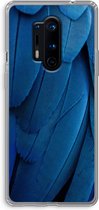 Case Company® - Hoesje geschikt voor OnePlus 8 Pro hoesje - Pauw - Soft Cover Telefoonhoesje - Bescherming aan alle Kanten en Schermrand