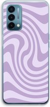 Case Company® - Coque OnePlus Nord N200 5G - Violet Swirl - Coque souple pour téléphone - Protection sur tous les côtés et bord de l'écran